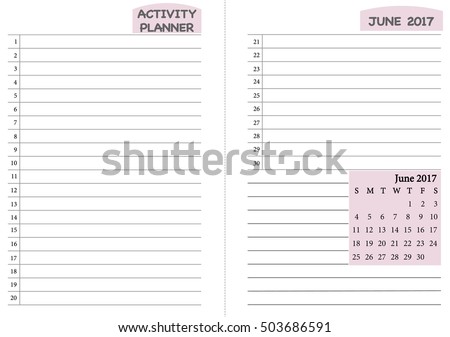 vetor stock de june