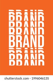 June 24, 2021 - this brand vector text can be used for commercial needs both in printing and other needs
