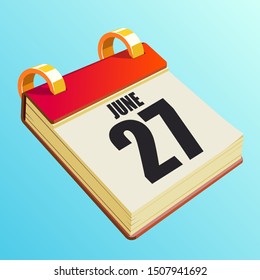 June 27 on Red Calendar