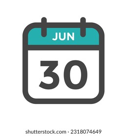 June 30 Calendar Day or Calender Date for Deadline or Appointment