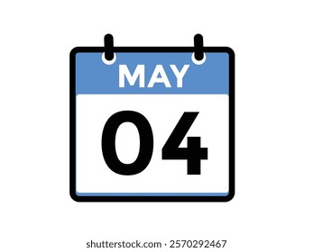 June 4 daily calendar icon 
