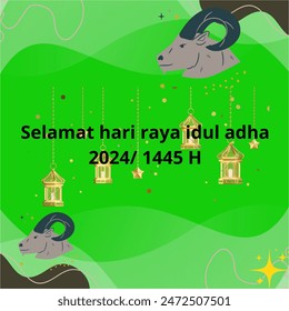 June 7 2024, this is a greeting for those celebrating Eid al-Adha 2024 (1445H)