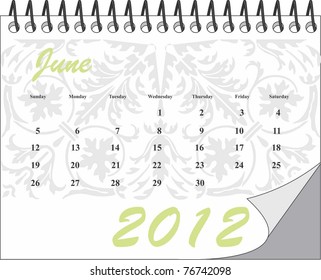June Calendar 2012 Stock Vector (Royalty Free) 76742098 Shutterstock June Calendar 2012 Stock Vector (Royalty Free) 76742098 Shutterstock