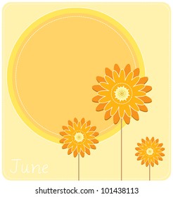 June Calendar Background