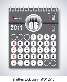 June - Calendar Design 2011