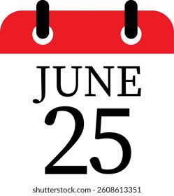 June calendar icon.Calendar Event schedule date. Meeting appointment time. Agenda plan, May month schedule calendar and Time planner.calendar date icon on white background.