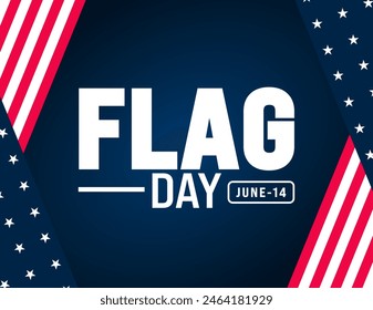 June is Flag day background template. Holiday concept. use to background, banner, placard, card, and poster design template with text inscription and standard color. vector illustration.