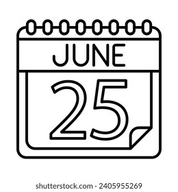 June Icon Design For Personal And Commercial Use