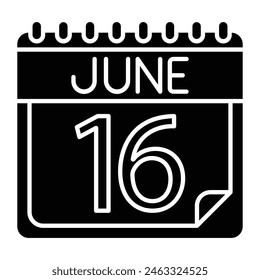 June Icon Design For Personal And Commercial Use