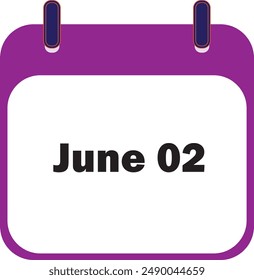 June Month 02 | Date Icon Design