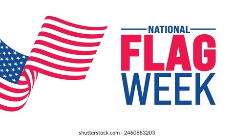 Junio es la Plantilla de fondo de la Semana Nacional de la Bandera. Concepto de Festiva. se utiliza para la Plantilla de diseño de fondo, Anuncio, cartel, tarjeta y póster con inscripción de texto y color estándar.