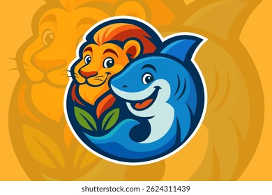 June is National Zoo and Aquarium Month. Vector illustration. Holiday banner, card, poster and background template