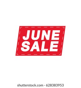 June Sale - label