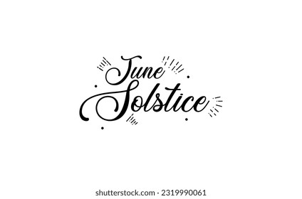 Juni solstice Feiertag Konzept. Vorlage für Hintergrund, Banner, Karte, Poster, T-Shirt mit Textaufschrift