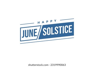 June solstice Holiday concept. Template for background, banner, card, poster, t-shirt with text inscription