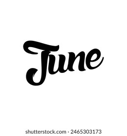 June text on white background.