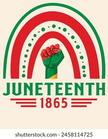 Juneteenth 1865 t shirt Graphic Design