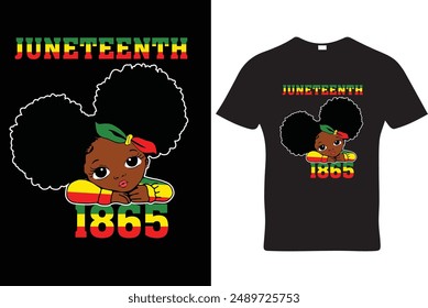 Juneteenth 1865 t-shirt Design, Black History Month t-shirt Design, Free-ish Design