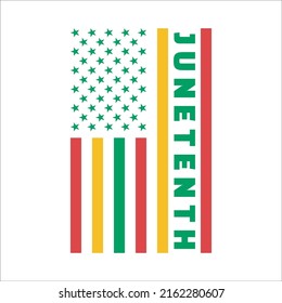 Juneteenth American Flag Freedom Day