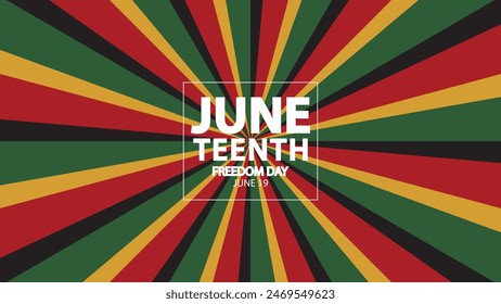 Juneteenth Background design,Juneteenth Freedom Day Abstract Background, Banner, Poster, Greeting Card.