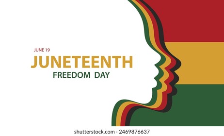 Juneteenth Background design,Juneteenth Freedom Day Abstract Background, Banner, Poster, Greeting Card.