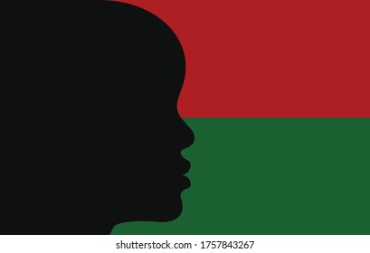 Juneteenth Background Theme. Black People. African American. Design of Banner and Flag. Vector logo Illustration.