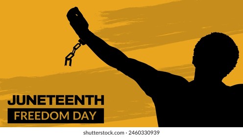 Juneteenth banner. Freedom day. Juneteenth Independence Day. - banner , vector illusration	