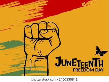 Juneteenth banner. Freedom day. Juneteenth Independence Day. - banner , vector illusration	