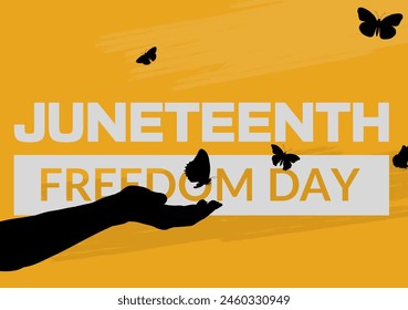 Juneteenth banner. Freedom day. Juneteenth Independence Day. - banner , vector illusration	