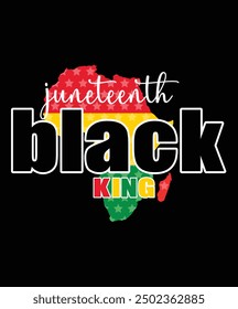 Juneteenth Black king T-shirt Design