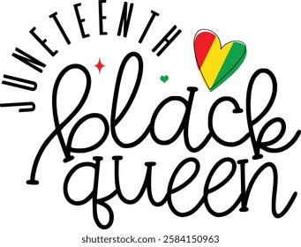  Juneteenth Black Queen design - Black History T-shirt Design, Black History PNG DXF EPS, African American t-shirt design, Black History bundle