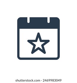 Juneteenth Celebration Calendar Vector Icon Illustration