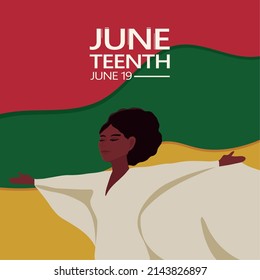 juneteenth celebration freedom day card