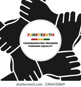 Juneteenth, celebration freedom, emancipation day in 19 june, African-American history and heritage.