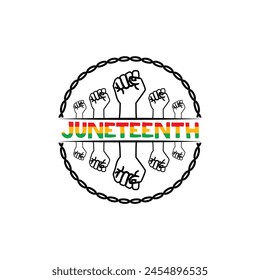 Juneteenth custom typography t shirt design, Juneteenth vector files, vector t-shirt, t shirt cut files, Black history month t shirt design, Happy Juneteenth independence day shirt print template