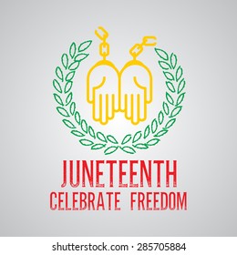 juneteenth day background