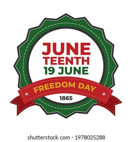 Juneteenth Day, celebration freedom, emancipation day in 19 june, African-American history and heritage.