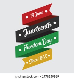 Juneteenth Day, celebration freedom, emancipation day in 19 june, African-American history and heritage.