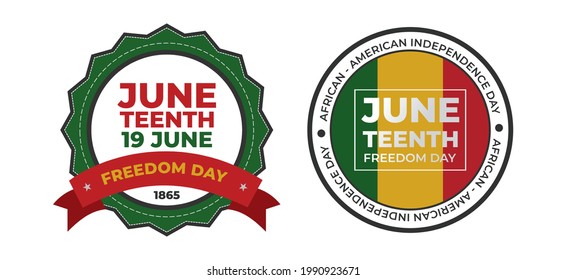 Juneteenth Day, celebration freedom, emancipation day in 19 june, African-American history and heritage.