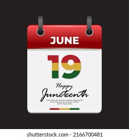 Juneteenth Day, celebration freedom, emancipation day in 19 june, African-American history and heritage.