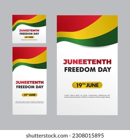 Juneteenth Day, celebration freedom, emancipation day in 19 june, African-American history and heritage.