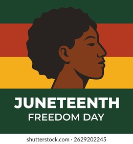 Juneteenth Day, celebration freedom, emancipation day in 19 june, African-American history and heritage. Juneteenth symbol background