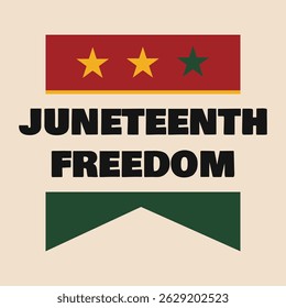 Juneteenth Day, celebration freedom, emancipation day in 19 june, African-American history and heritage.