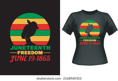 Juneteenth Day t-shirt design, Father's Day t-shirt design
