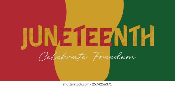 Juneteenth Emancipation Day. African American Independence Day. Juneteenth holiday banner