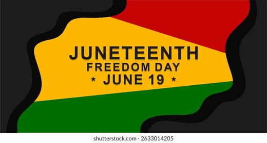 Juneteenth Emancipation Day. African American Independence Day