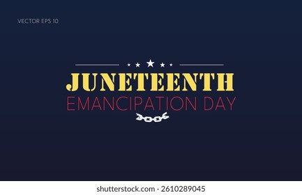 Juneteenth Emancipation Day Chain Design
