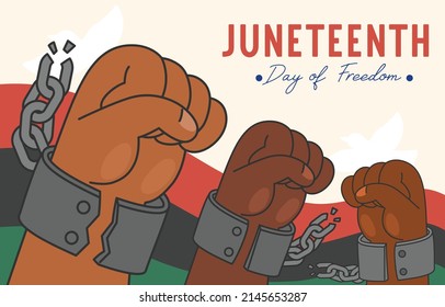 Juneteenth Emancipation Day Concept, Vector, Illustration