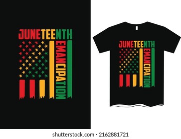 Diseño de camisetas de emancipación del 10 de junio