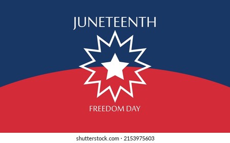 Juneteenth Flag Color Since 1865 Design Stock Vector (Royalty Free ...